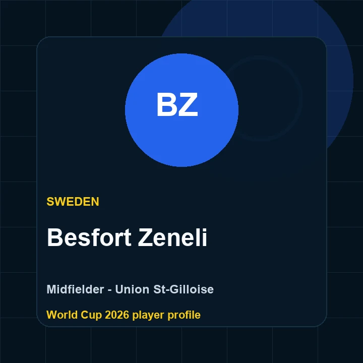 Besfort Zeneli Sweden World Cup 2026 player graphic