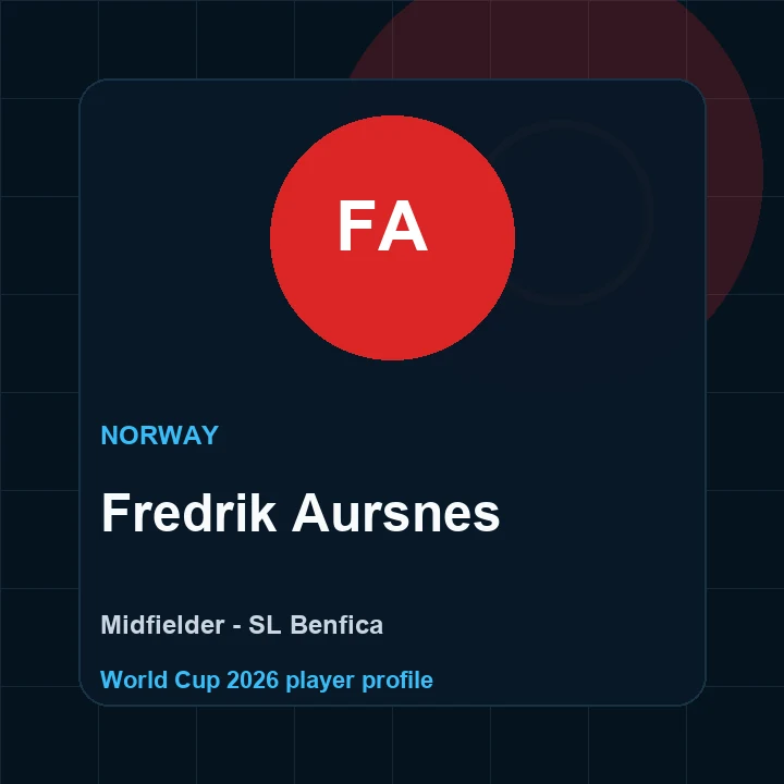 Fredrik Aursnes Norway World Cup 2026 player graphic