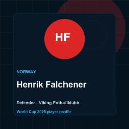 Henrik Falchener World Cup 2026 player graphic