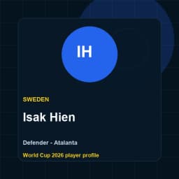 Isak Hien World Cup 2026 player profile