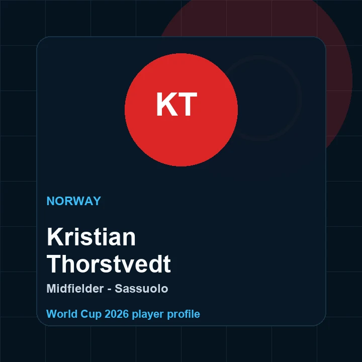 Kristian Thorstvedt Norway World Cup 2026 player graphic